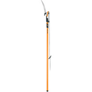 Fiskars Power-Lever 1 In. Cutting Capacity 14 Ft. Fiberglass Extendable Pole Saw & Tree Pruner