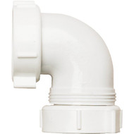 Do it Best 1-1_2 In. White Polypropylene 90 Degree Outlet Elbow