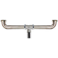 Do it 1-1_2 In. x 16 In. Satin Nickel Center 22 Gauge Outlet Continuous Waste