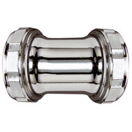 Do it 1-1_2 In. Chrome-Plated Brass Straight Coupling