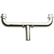 Do it 1-1_2 In. x 16 In. Chrome Plated Center 22 Gauge Outlet Continuous Waste