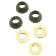 Do it 3_8 In. Black Cone Faucet Washer (6 Ct.)