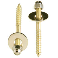 Do it 2-1_2 In. x 1_4 In. Brass-Plated Steel Toilet Screws (2 Ct.)
