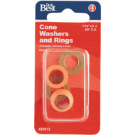 Do it 5_8 In. Black Cone Faucet Washer