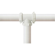 Do it Best 1-1_2 In. White PVC Three-Way Coupling Tee