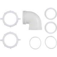 Do it Best 1-1_2 In. White PVC 90 Degree Elbow Coupling