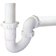 Plumb Pak 1-1_2 In. or 1-1_4 In. White Plastic J-Bend