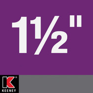 Keeney 1-1_2 In. White Polypropylene 45 Degree Elbow Coupling