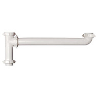 Keeney 1-1_2 In. x 16 In. White Polypropylene End Outlet Waste