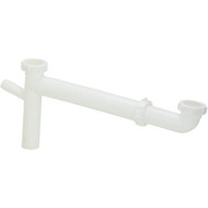 Keeney 1-1_2 In. x 16 In. Telescopic End Outlet Waste with Dishwasher Branch Tailpiece