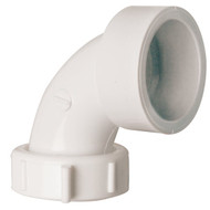 Do it Best 1-1_2 In. Solvent Weld White PVC 90 Degree Outlet Elbow
