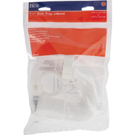 Do it Best 1-1_2 In. or 1-1_4 In. White Plastic J-Bend  Bagged