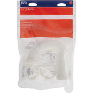 Do it Best 1-1_4 White Plastic J-Bend  Bagged