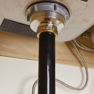 Do it Best 1-1_2 In. x 16 In. Black Plastic Double-Flanged Sink Tailpiece