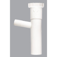 Do it 1-1_2 In. x 8 In. 7_8 In. White Dishwasher Tailpiece