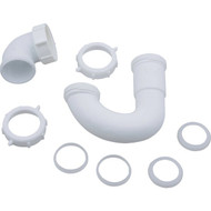 Do it Best 1-1_2 In. White Polypropylene Sink Trap with Reducer Washer