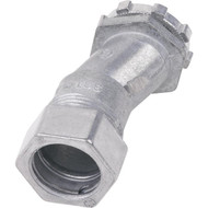 Halex 1_2 In. Compression 3_8 In. Offset EMT Conduit Connector
