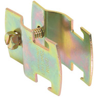 Superstrut 3_4 In. Gold Galvanized Electroplated Zinc Universal Pipe Clamp