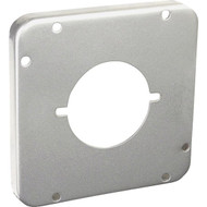 Southwire 2.156 In. Dia. Receptacle 4-11_16 In. x 4-11_16 In. Square Device Cover