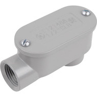 Halex 3_4 In. Die-Cast Copper-Free Aluminum Alloy Service Entrance Elbow