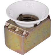 Superstrut 1_4 In. Nylon Cone Case Hardened Steel Nut Channel Nut