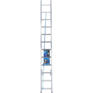 Werner 24 Ft. Aluminum Extension Ladder with 250 Lb. Load Capacity Type I Duty Rating