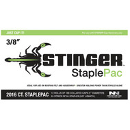 Stinger StaplePac 3_8 In. Caps & Staples (2016-Pack)