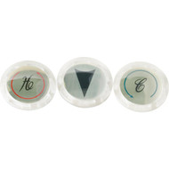 Home Impressions Acrylic Faucet Index Replacement Handle Button