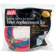Do it Best 3_8 In. x 4 Ft. Reinforced EPDM Rubber Washing Machine Hose (2-Pack)