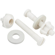 Do it 2-1_2 x 3_8 White Non-Rusting Plastic Toilet Seat Hinge Bolt