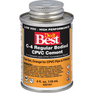 Do it Best 8 Oz. Regular Bodied Orange CPVC Cement