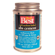 Do it Best 4 Oz. Medium Bodied Black ABS Cement