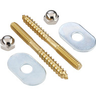Do it Best 1_4 In. x 2-1_2 In. Solid Brass Toilet Screws
