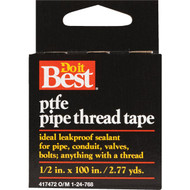 Do it Best 1_2 In. x 100 In. White Thread Seal Tape