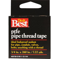 Do it Best 3_4 In. x 260 In. White Thread Seal Tape