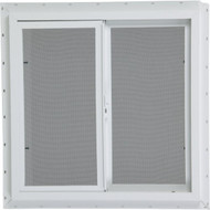 Northview 35-1_2 In. W. x 23-1_2 In. H. White PVC Single Glazed Utility Sliding Window