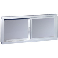 Northview Aspen Glider 32 In. W. x 19-1_4 In. H. White PVC Basement Window