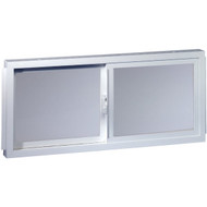 Northview Aspen Glider 32 In. W. x 23-1_4 In. H. White PVC Basement Window