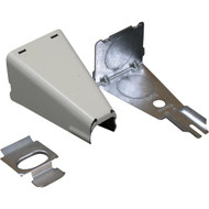 Wiremold Ivory 1_2 In. 90 Deg Conduit Connector