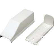 Wiremold CordMate White 1_2 In. PVC Conduit Connector