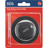 Do it 1-7_8 In. to 2-1_4 In. Bathtub Drain Stopper with Chrome Plated Finish