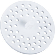 Do it 3-1_8 In. Dia White Plastic Garbage Disposer Strainer