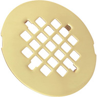 Do it 4-1_4 In. Polished Brass Snap-In Shower Drain Strainer