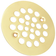 Do it 4-1_4 In. Polished Brass Shower Drain Strainer