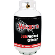 Manchester Tank and Equipment 30 Lb. Capacity Steel TC_DOT Vertical LP Propane Tank