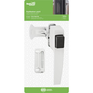 National White Push Button Latch with 1-3_4 In. Hole Spacing