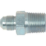 Dormont 3_8 In. OD Flare x 1_2 In. MIP (tapped 3_8 In. FIP) Zinc-Plated Carbon Steel Adapter Gas Fitting