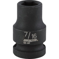 Channellock 1_2 In. Drive 7_16 In. 6-Point Shallow Standard Impact Socket