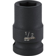 Channellock 1_2 In. Drive 1_2 In. 6-Point Shallow Standard Impact Socket