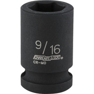 Channellock 1_2 In. Drive 9_16 In. 6-Point Shallow Standard Impact Socket